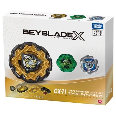 PRE-ORDER Beyblade X CX-11 Emperor Might Deck Set Takara Tomy ( Mid/Late November )