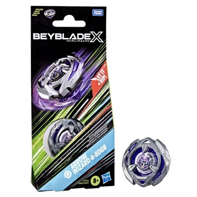 Beyblade X Arrow Wizard 4-80GB spinning top toy with packaging