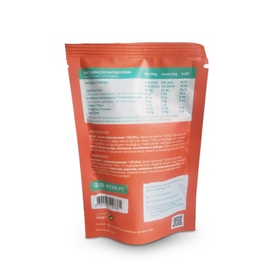 Snack de Algas, Amendoim, Damasco & Chili