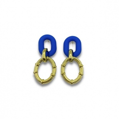 Brincos&#x20;de&#x20;a&#x00E7;o&#x20;e&#x20;poliresina&#x20;-&#x20;Java