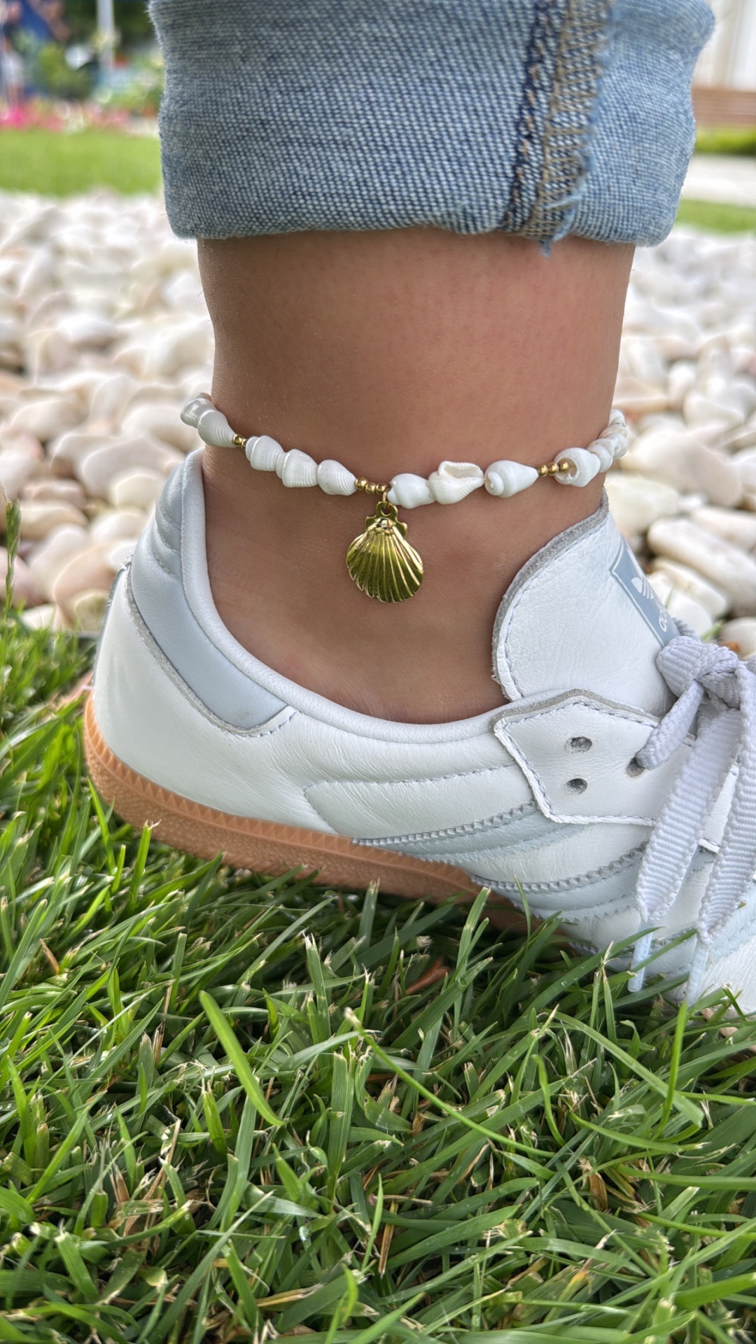 Pulseira de pé concha
