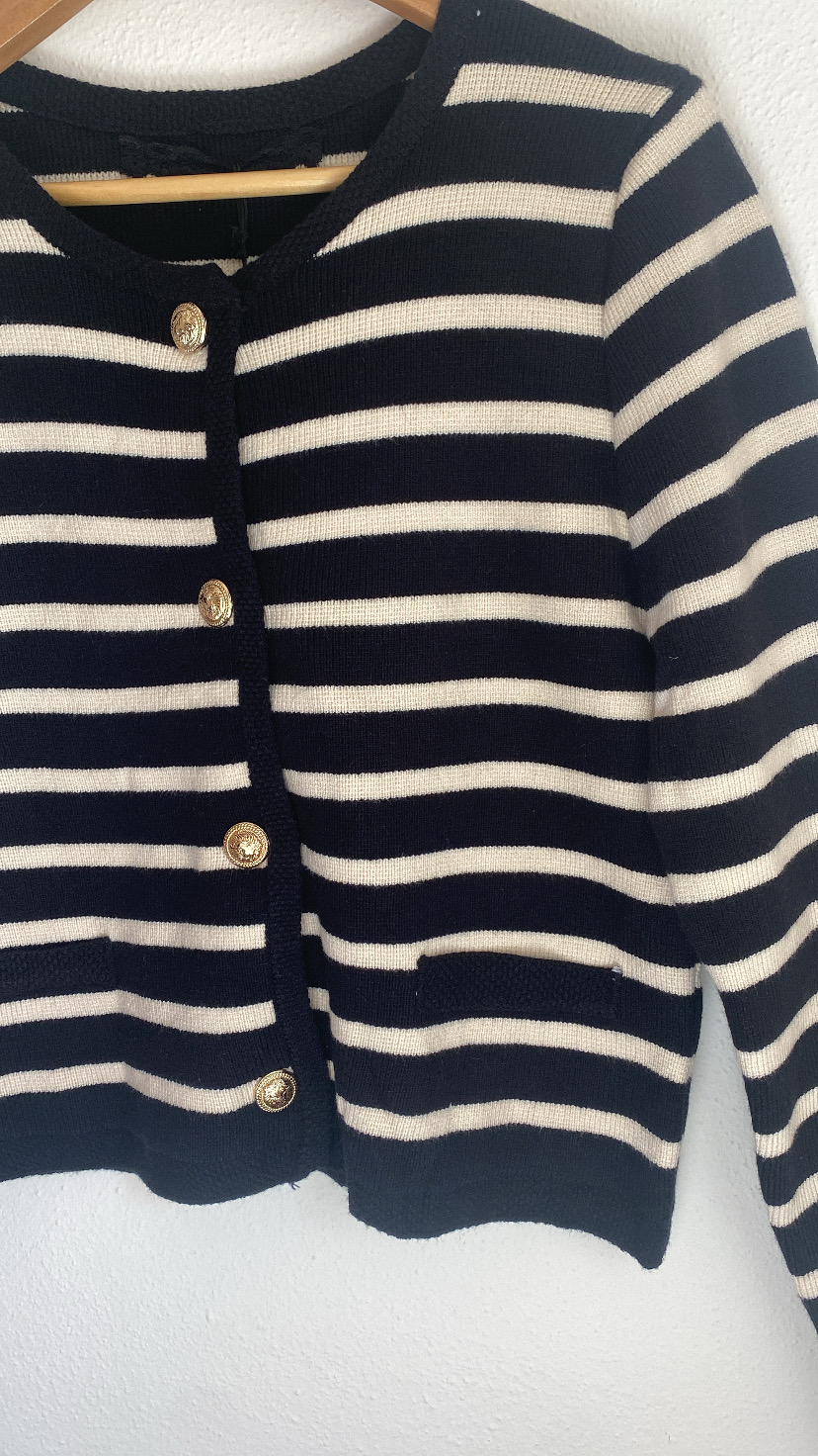 Cardigan riscas