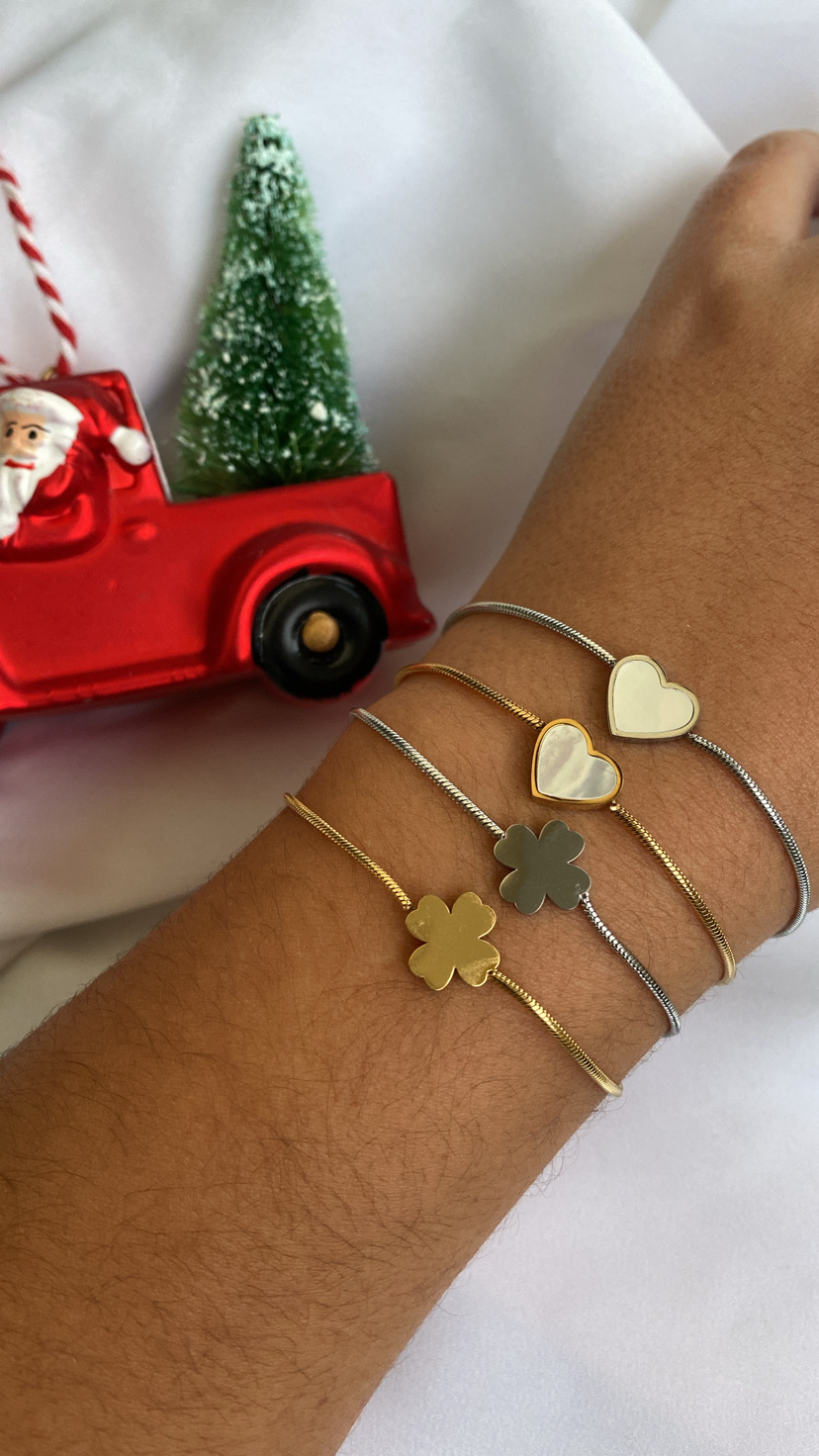Pulseiras ajustáveis ❤️🍀