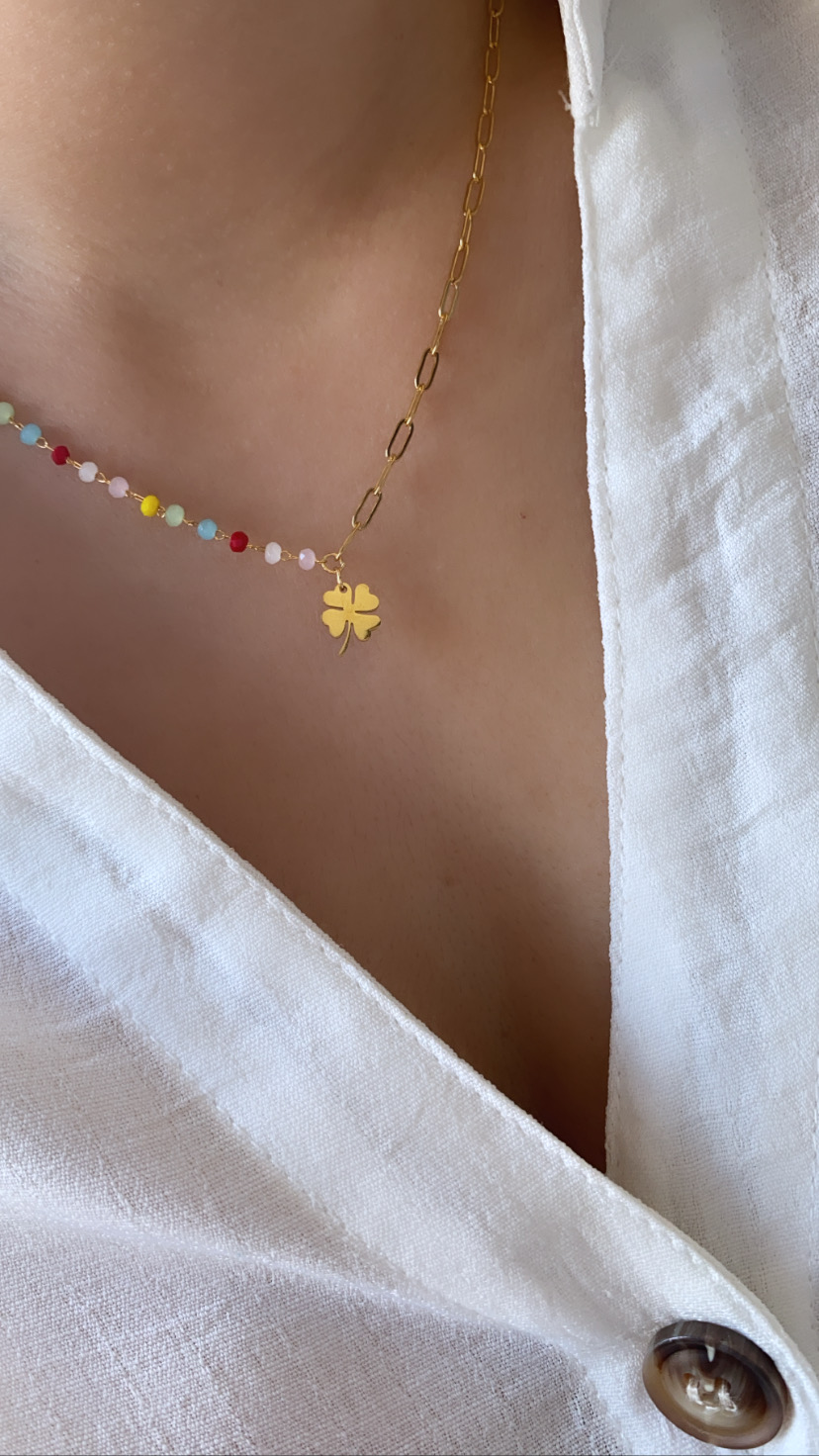 Colar&#x20;colorido&#x20;trevo