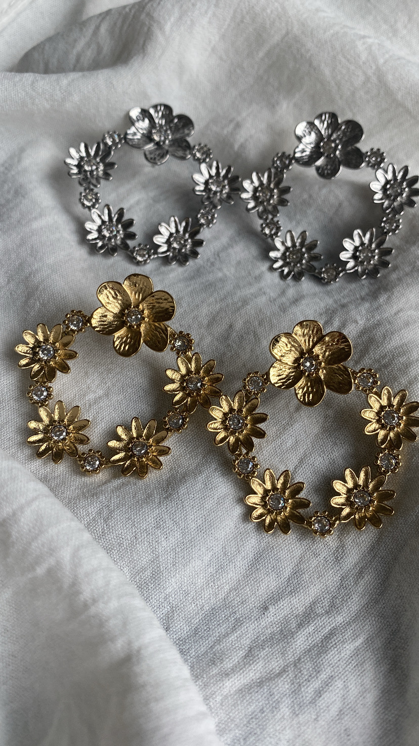 Brincos flower power