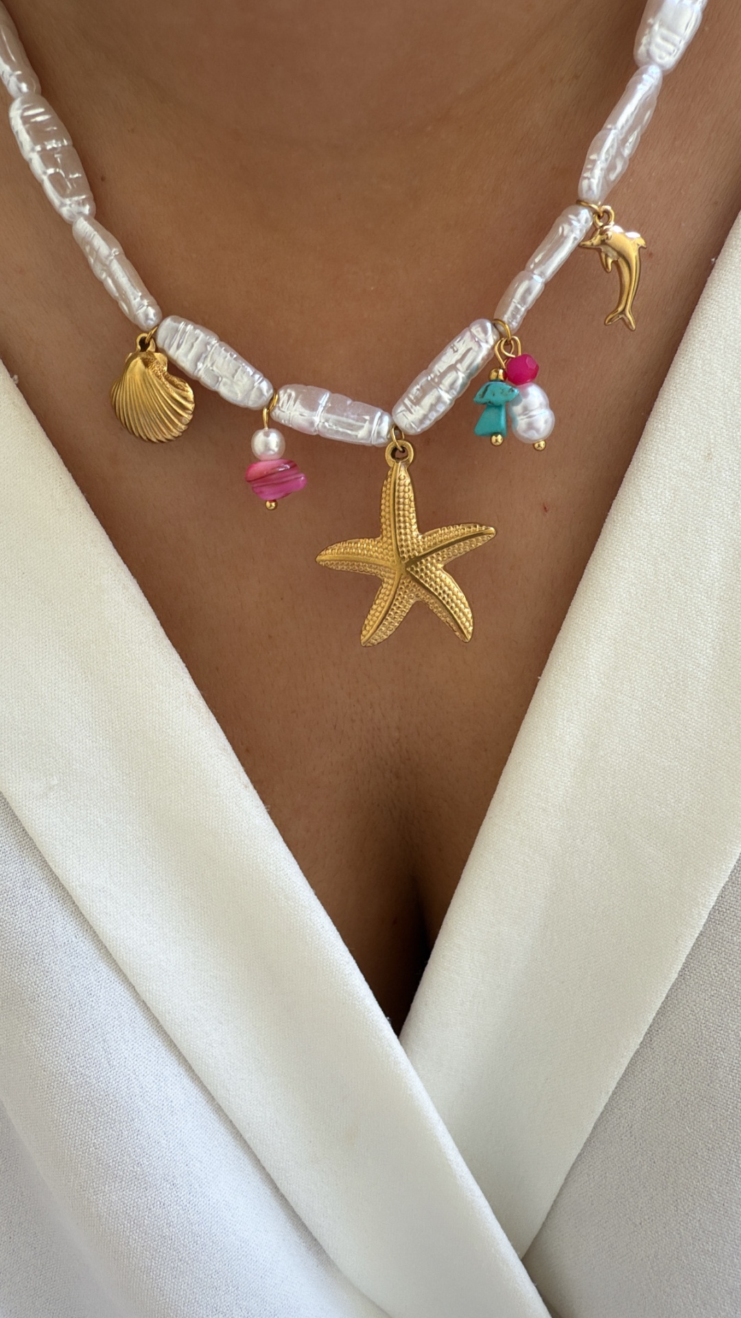 Colar&#x20;p&#x00E9;rolas&#x20;e&#x20;estrela