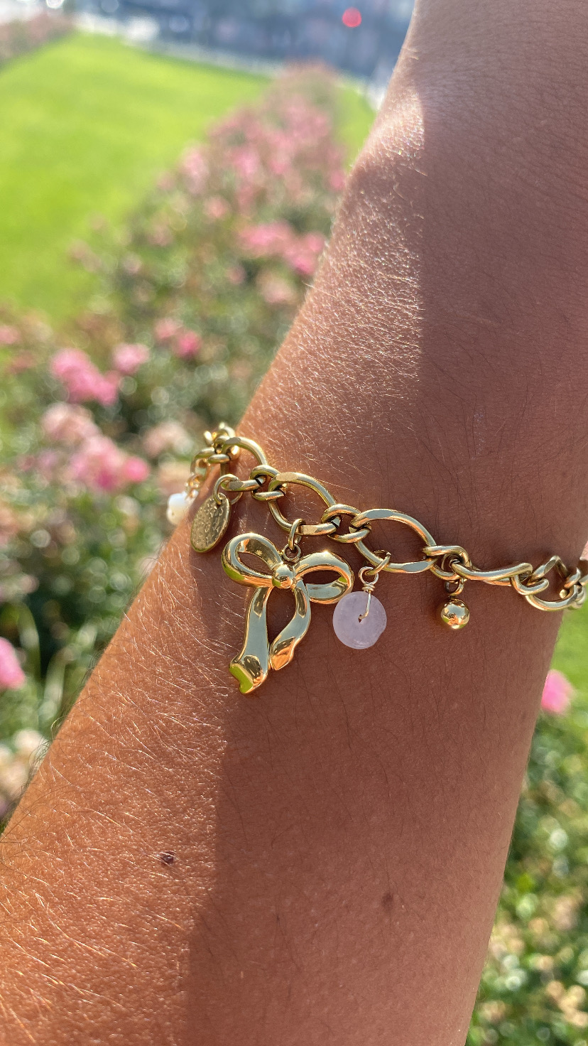 Pulseira 🎀 e pedrinhas