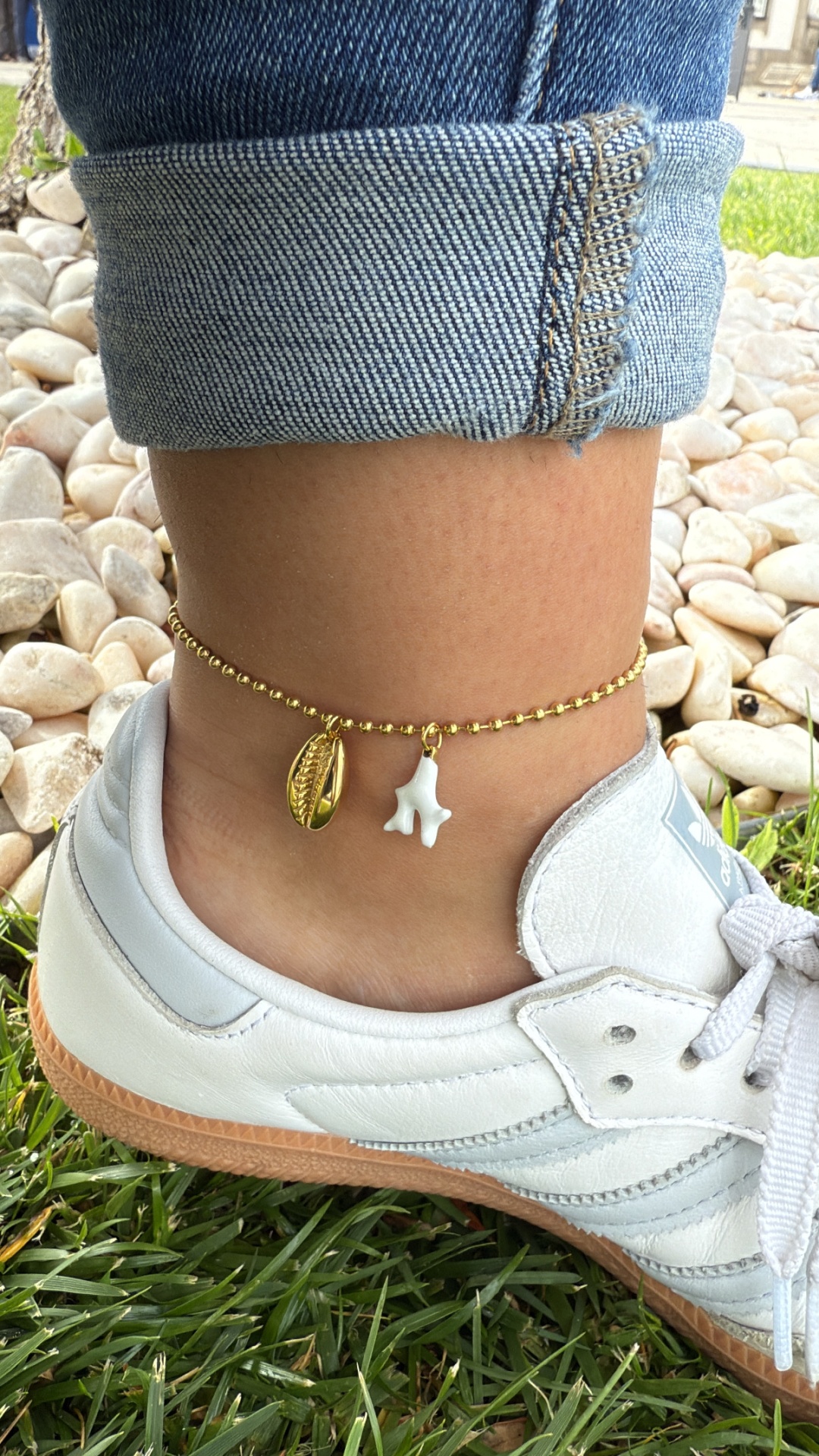 Pulseira de pé 🐚
