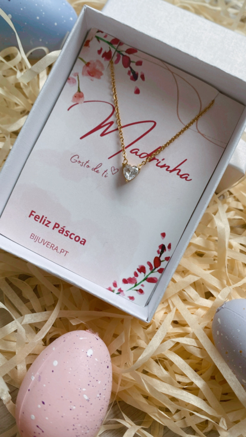 Colar 💕 para madrinha / afilhada