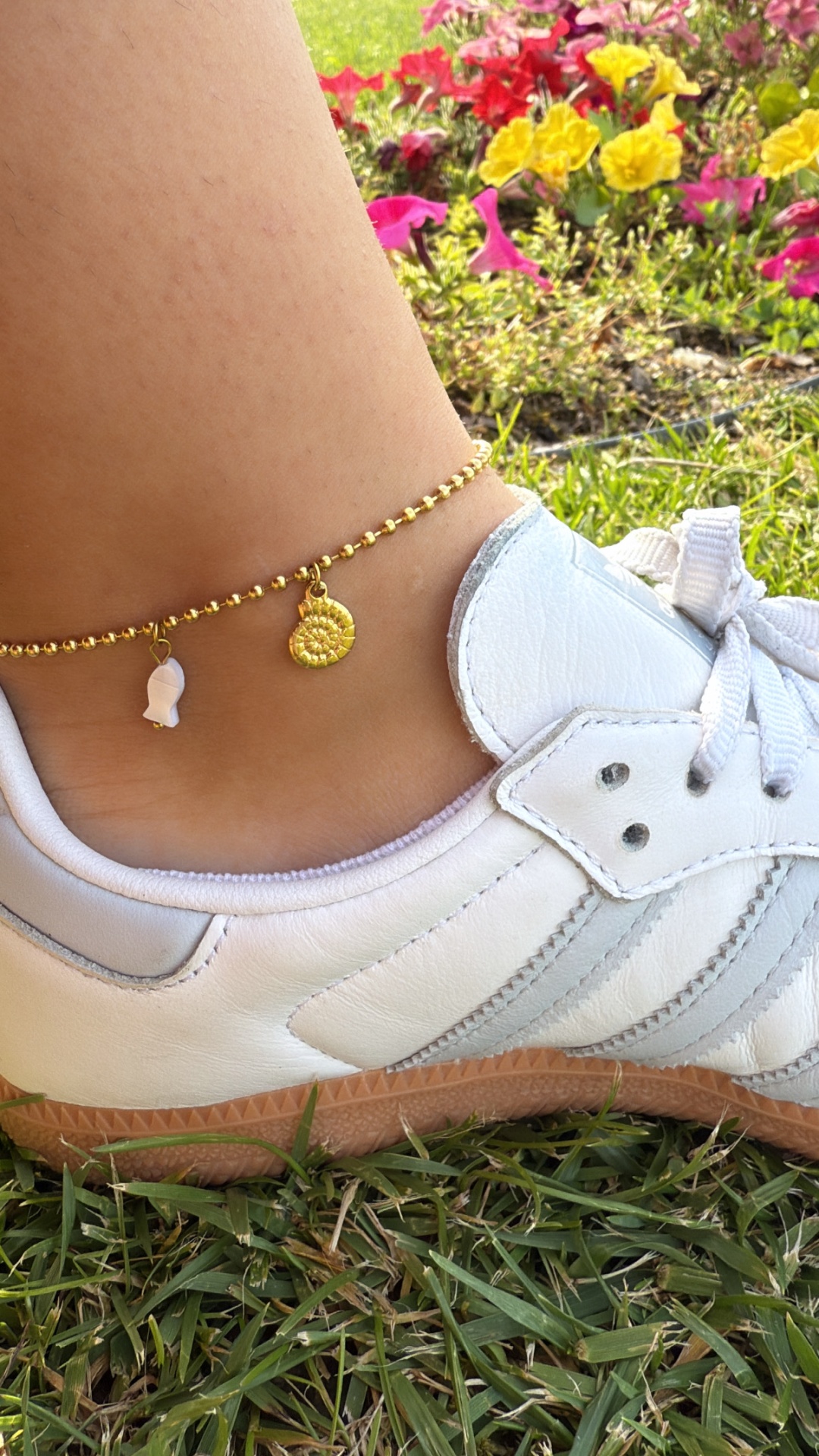 Pulseira de pé madrepérola