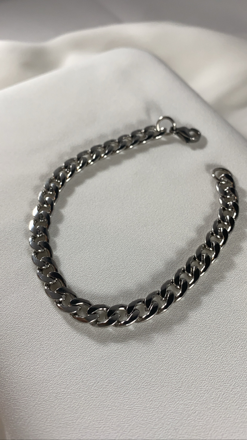 Pulseira aço inoxidável clássica