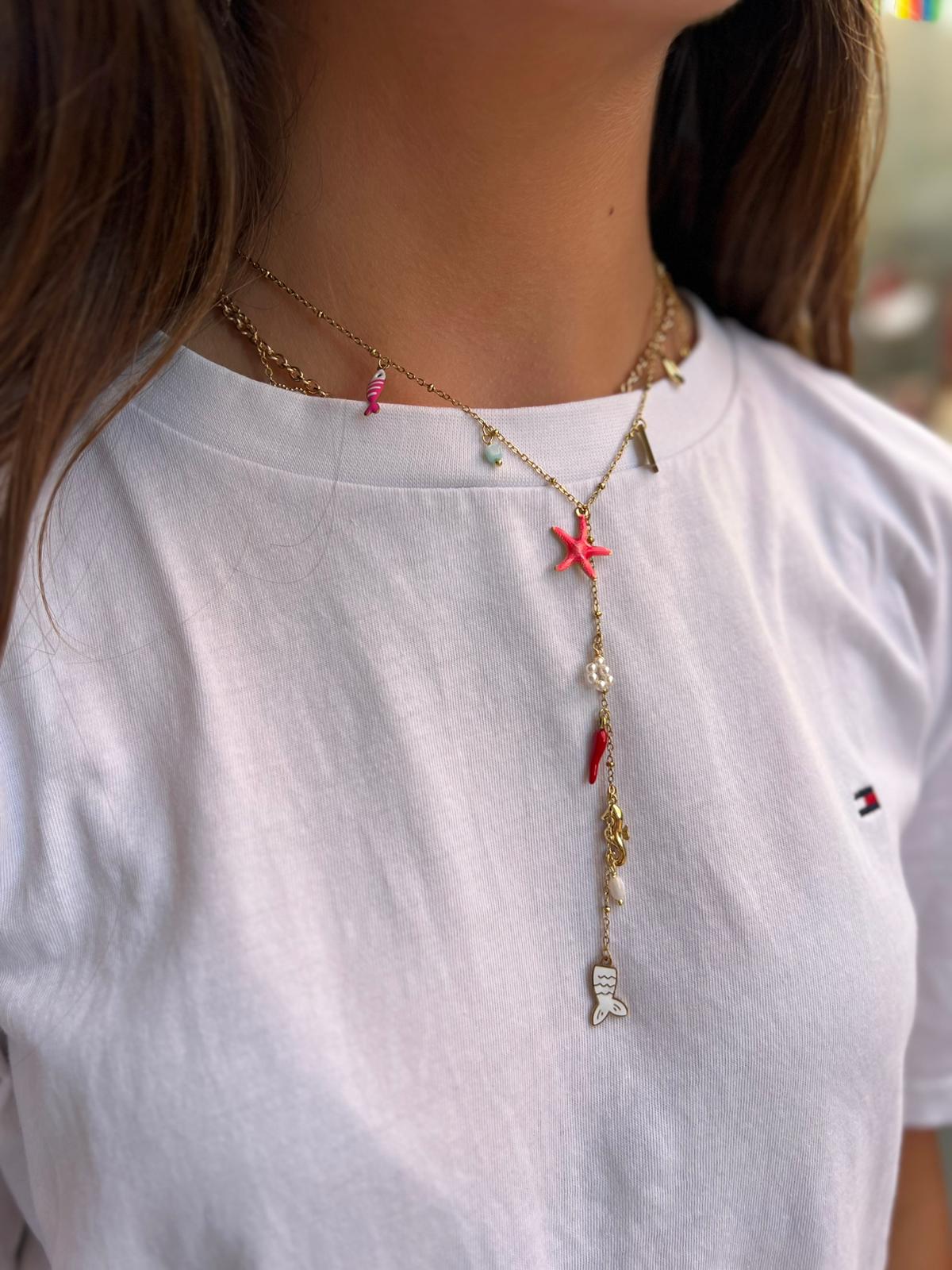 Colar multipendentes