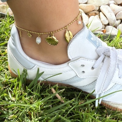 Pulseira multipendentes aço