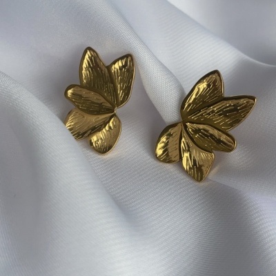 Brincos&#x20;folha&#x20;golden