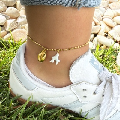 Pulseira de pé 🐚