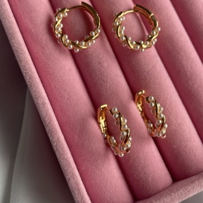 Argolas multi pérolas