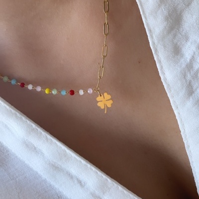 Colar&#x20;colorido&#x20;trevo