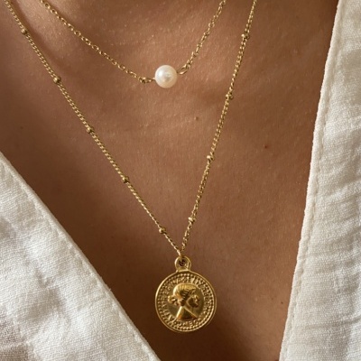 Colar&#x20;duplo&#x20;p&#x00E9;rola&#x20;e&#x20;Elizabeth