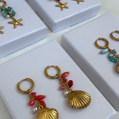 Argolas com pendentes