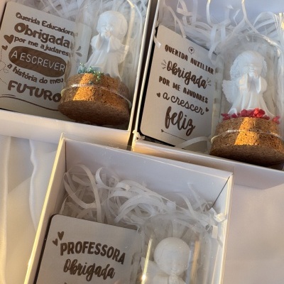 Caixa&#x20;com&#x20;c&#x00FA;pula&#x20;anjinho&#x20;menina&#x20;&#x2F;&#x20;menino