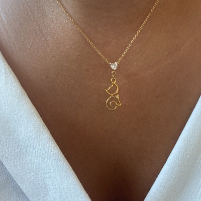 Colar gatinho 🐈‍⬛