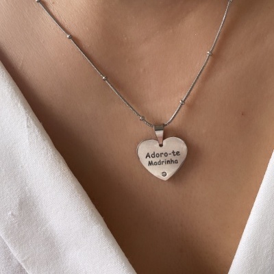 Colar adoro te madrinha