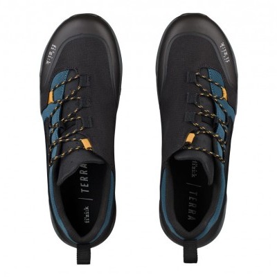 Sapatilha Fizik Terra Ergolace X2 MTB - azul esverdeado / preto