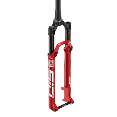 Suspensão dianteira para bicicleta RockShox SID vermelha e preta
