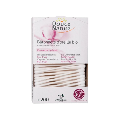 Douce Nature Cotonetes Bio 200 unid