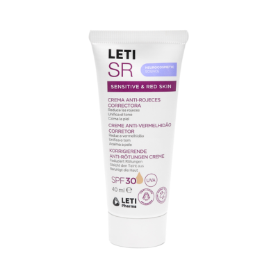 tubo de creme LETI SR Sensitive & Red Skin 40 ml