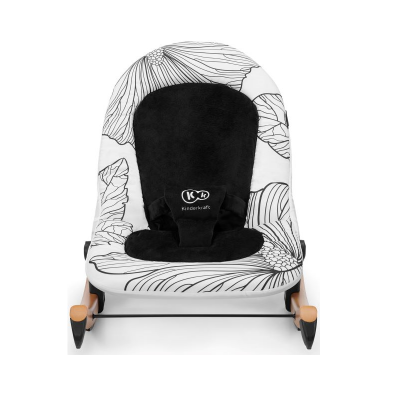Kinderkraft Finio Espreguiçadeira Preto/Branco