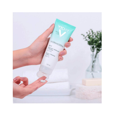 Vichy Normaderm Gel Esfoliante 3 em 1 125ml
