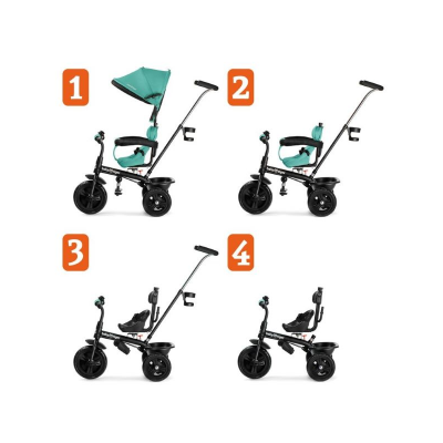 Baby Tiger Fly Triciclo Turquesa