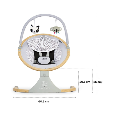 Kinderkraft Lumi Baloiço Madeira