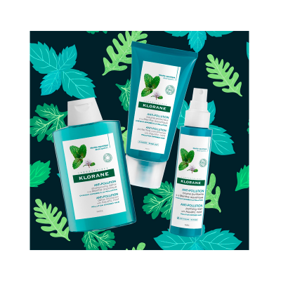 Klorane Capilar Champô Antipoluição com Menta Aquática 200ml