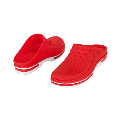 Wock Clog 41/42 Socas Hospitalares 17 Branco/Vermelho