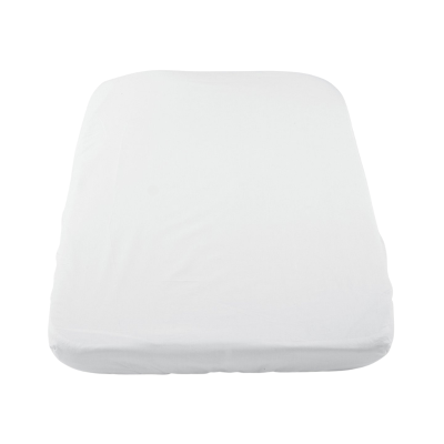 Lençol elástico branco para colchão liso