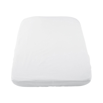 Lençol ajustável branco para colchão