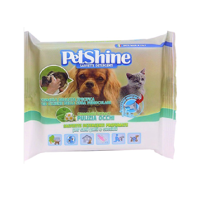 Pacote de toalhetes PetShine para cães e gatos