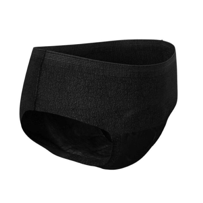 TENA Silhouette Normal Cintura Baixa Negro Tamanho L 9unidades