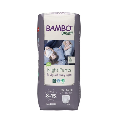 Bambo Dreamy Night Pants Boy 8-15 Anos 35-50kg 10unidades