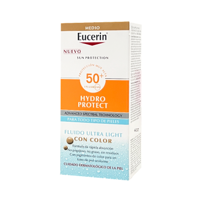 Embalagem de proteção solar Eucerin Hydro Protect FPS 50+