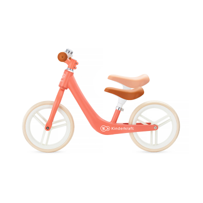 Kinderkraft Bicicleta Sem Pedais Fly Plus Coral