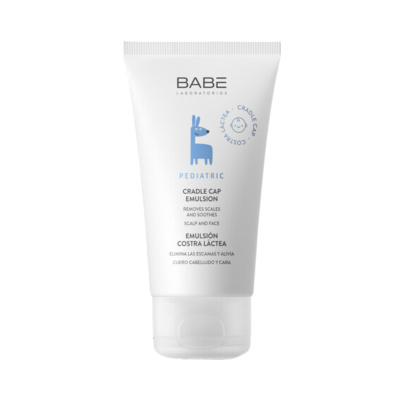 Emulsão BABÉ Laboratorios PEDIATRIC Cradle Cap em tubo branco com tampa transparente
