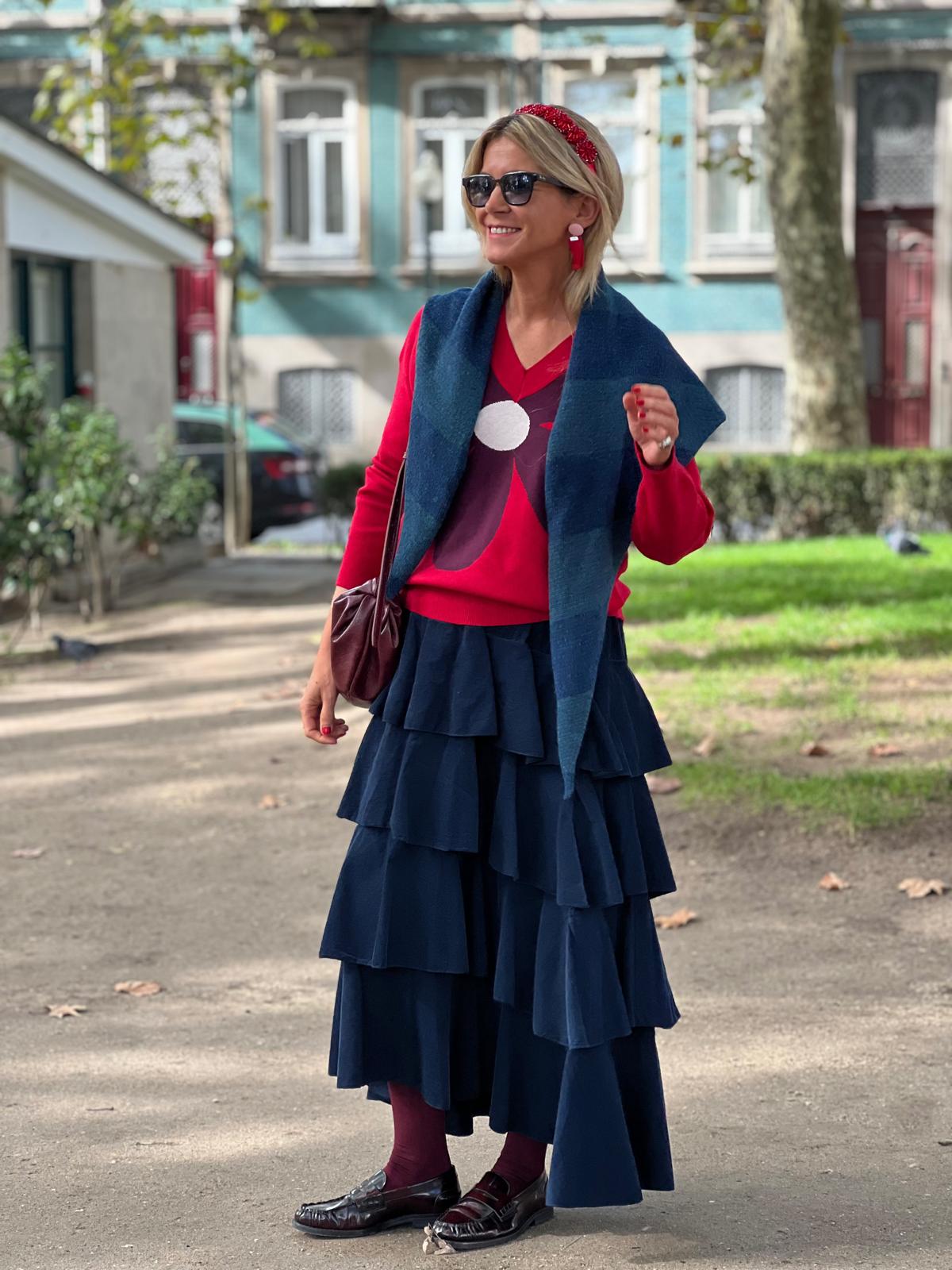 Saia&#x20;bombazina&#x20;&quot;Boneca&#x20;de&#x20;Trapos&quot;