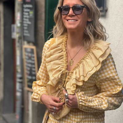 Camisa&#x20;vichy&#x20;amarela