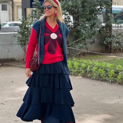 Saia&#x20;bombazina&#x20;&quot;Boneca&#x20;de&#x20;Trapos&quot;