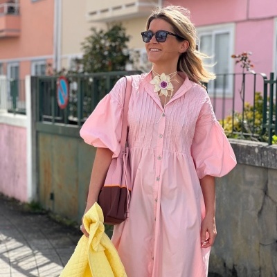 Vestido&#x20;imperial&#x20;rosa