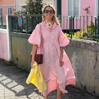 Vestido&#x20;imperial&#x20;rosa