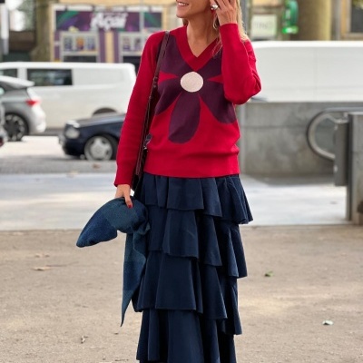 Saia&#x20;bombazina&#x20;&quot;Boneca&#x20;de&#x20;Trapos&quot;